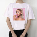 American Female Singer Print Short Sleeve