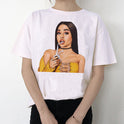 American Female Singer Print Short Sleeve