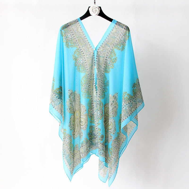 Multifunctional Magic Chiffon Sunscreen Shawl