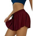 Scrunch-Skirt Cycling-Biker-Shorts Butt Gym-Workout Marathon Running Women for Girls