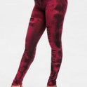 Seamless Fake Ripped Corset Imitation Denim Leggings Women'S Outer Wear High-Waist Printed Pants