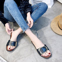 Summer New Style Korean Flat-Heeled Fashion Outer Wear Non-Slip