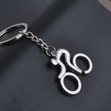 Metal Hollow Pendant New Bicycle Enthusiast Keychain