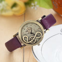 Fashion Retro Hollow Music Symbol Ladies Watch