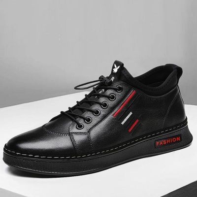 Casual Leather Shoes Men's British Trend All-match