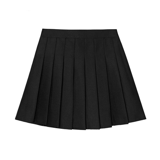 Student College Style Half-Length Skirt Short Skirt