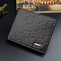 Men's Wallet Short Style Multifunctional Fashion Casual Iron Edge