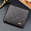 Men's Wallet Short Style Multifunctional Fashion Casual Iron Edge