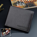 Men's Wallet Short Style Multifunctional Fashion Casual Iron Edge