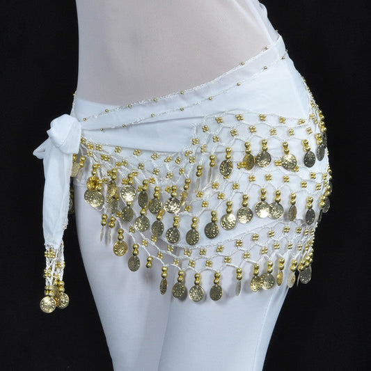 Three-layer Belly Dance Waist Chain Ordinary Waistband