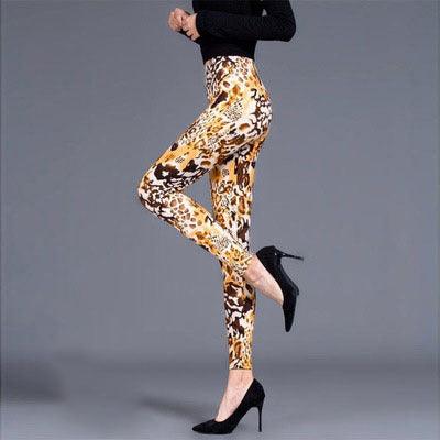 Small Feet Stretch Women's Nine-point Pants Stretch Tights