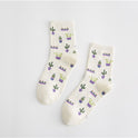 Cactus cotton tube stockings
