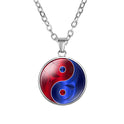Bagua Diagram Time Gem Pendant Necklace