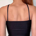 Fashion Sexy Neckline Cross Straps Tube Top Small Sling