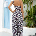 Fashion Women's Summer Jumpsuit Halter Women's Beachwear Wide-leg One-piece