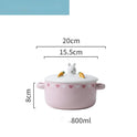 Animal Ceramic Instant Noodle Bowl