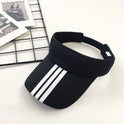 Striped Fashion Women Men Sun Visor Beanie Hats