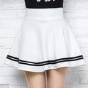 The New High-Waisted Half-Length Student Skirt, Female College Windproof, Sweet And Fluffy Pleated Skirt, A-Line Skirt