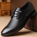 Casual Breathable Men's Hole Shoes Black