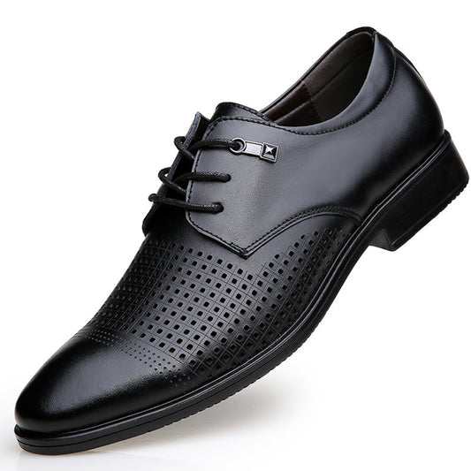 Casual Breathable Men's Hole Shoes Black