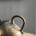 Japanese Style Stoneware Water Drop Teapot Single Pot Handmade Retro Gilt Rust Glaze Teapot