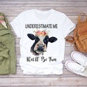 Flower Baby Elephant Print Short-sleeved T-shirt Blouse