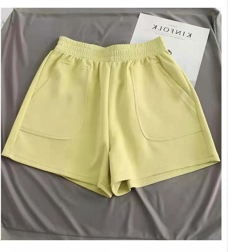 Loose Slim Wide Leg Pants Solid Color Cotton Casual Pants