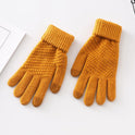 Split-Finger Cycling Warm Knitted Gloves