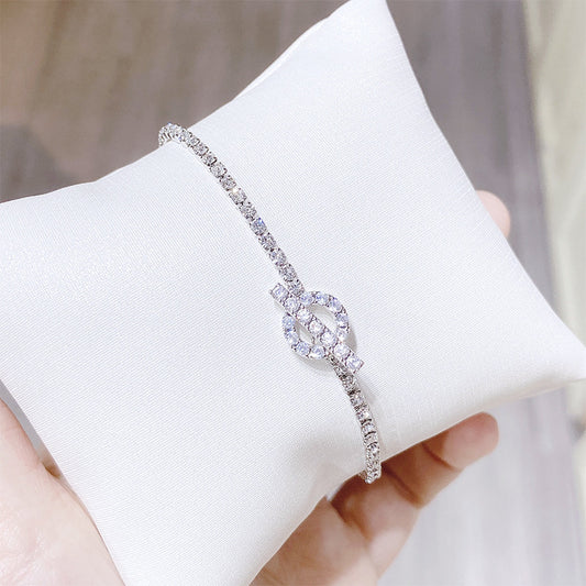 Simple Personality Bracelet Fashion Zircon Crystal Bracelet For Women