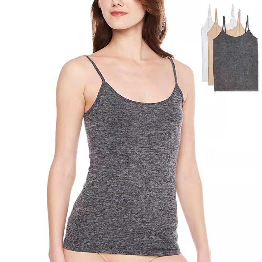 Fashion Simple Women's Solid Color Tight Camisole