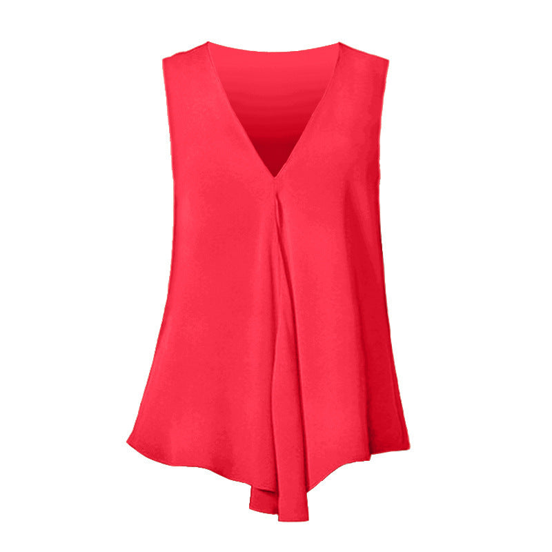 Women's loose sleeveless vest