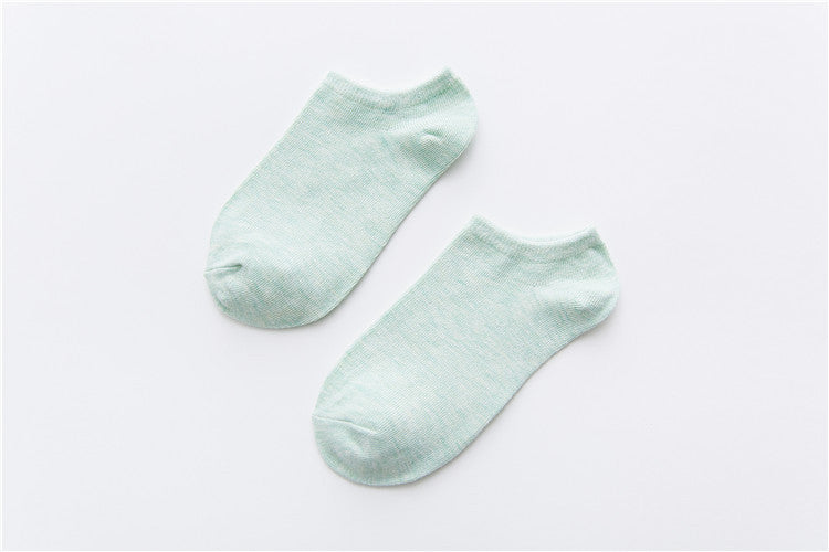 Versatile solid color socks for women