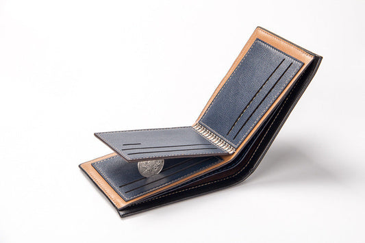 Men's casual short embossed wallet