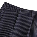 Striped Waist Slim Fit Casual Wide-leg Trousers