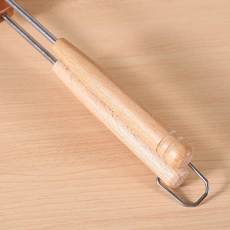 Wooden Handle Non-stick Aluminum Sandwich Baking Tray