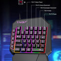 Lei Lang TF900 Single Hand Mouse Keyboard Suit