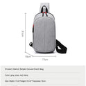Fashion Simple Small Chest Bag Outdoor Riding Small Shoulder Bag Casual And Comfortable Shoulder Bag
