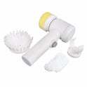 5 In 1  Kitchen Household Handheld Groove Multi-function Electric Cleaning Brush