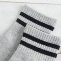 Two-bar striped tube socks