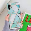 Electroplated marble mobile phone case