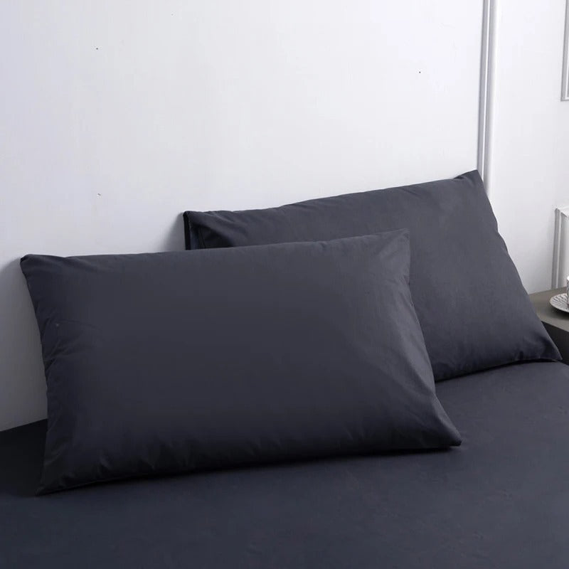 Solid Color Waterproof Pillowcase Home Textile Bedding