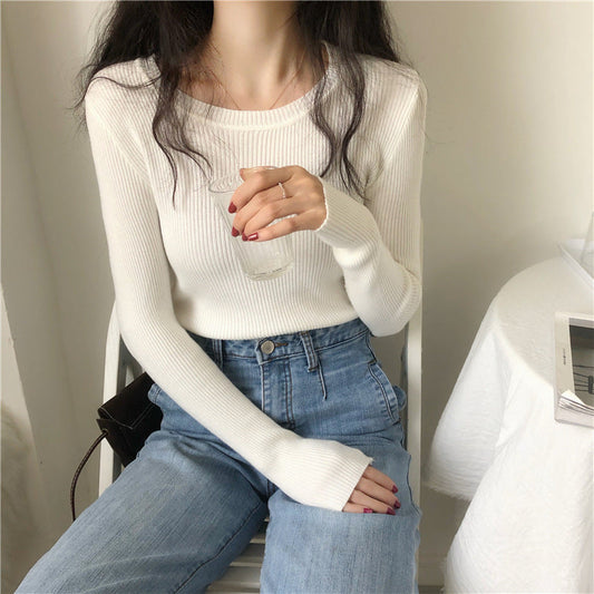 Round Neck Inner Bottoming Shirt Pullover Round Neck Sweater