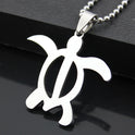 Turtle pendant necklace