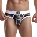 Camouflage Briefs Low Waist Mesh Breathable Men's Quick-drying Sports