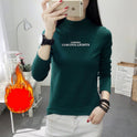 Long-sleeved Half-high Collar Inner Base Shirt