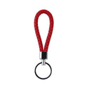 Mobile Phone Number Key Braided Rope Pendant Keychain