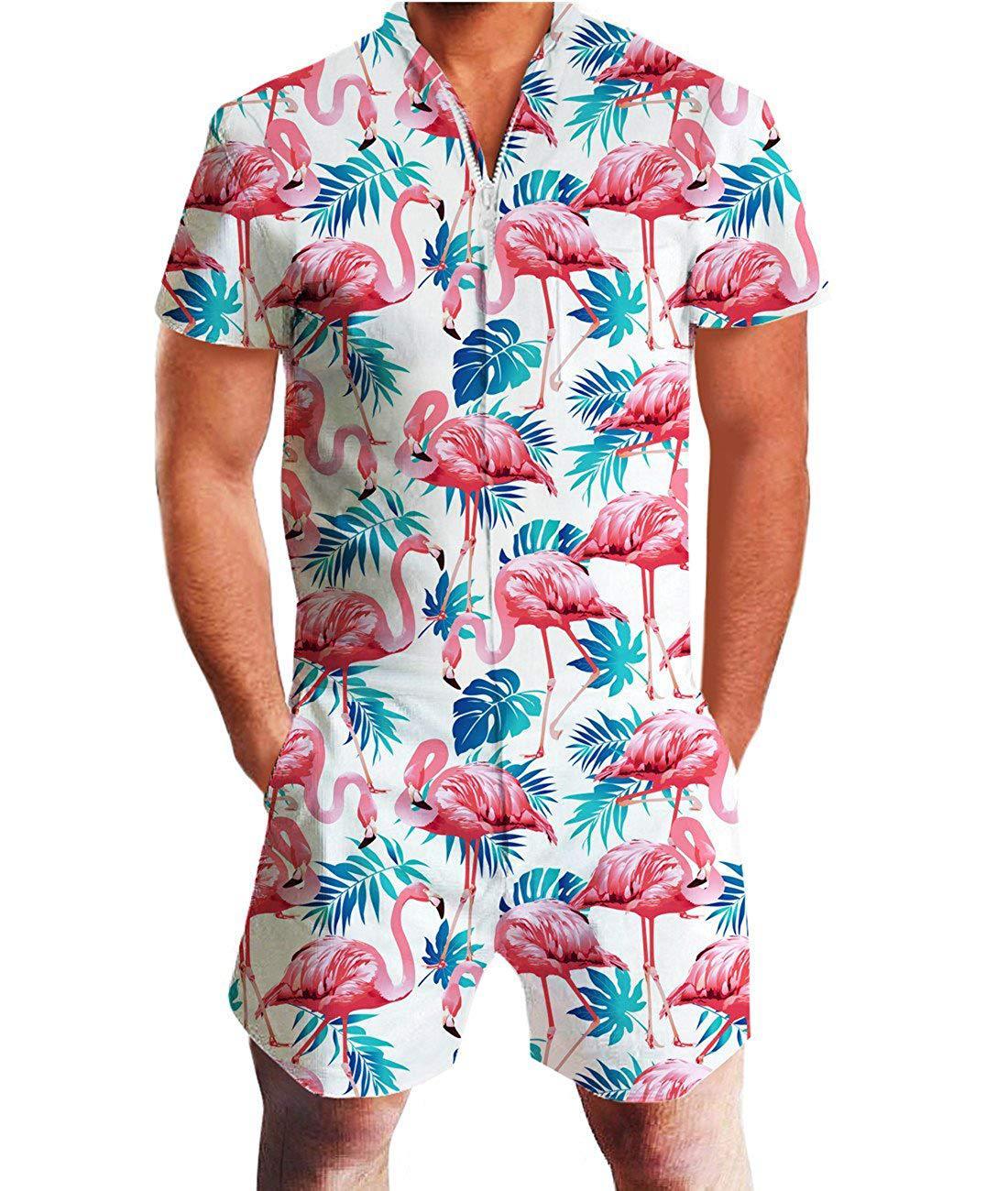 European and American men's summer short-sleeved suit