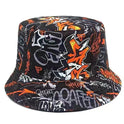 Versatile Geometric Graffiti Retro Fisherman Hat