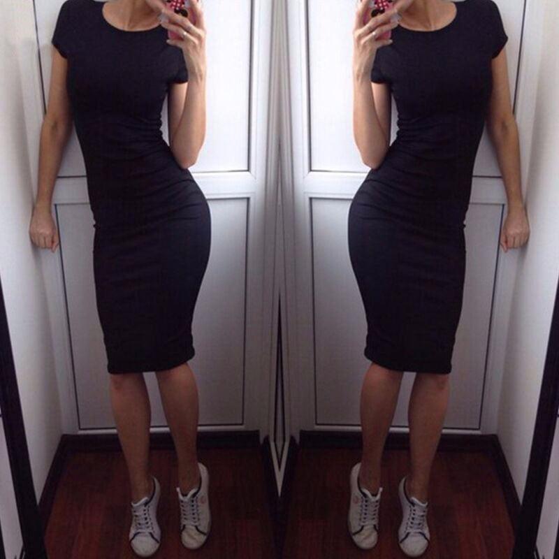 One-piece dress with hips