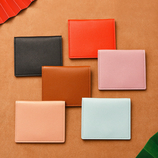 Women's Card Holder Ultra-thin Compact Bank ID Card Holder